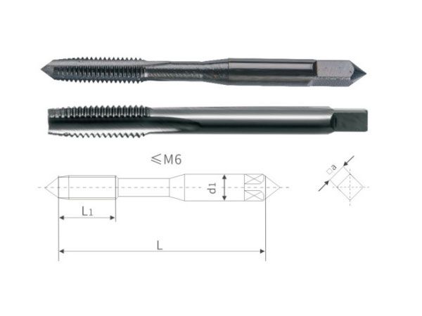 前拋直槽機用絲錐